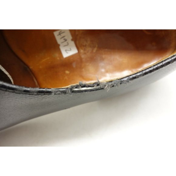 Keith Highlanders Black Leather Lace Up Oxfords Shoes Men's 12 C - Picture 11 of 12